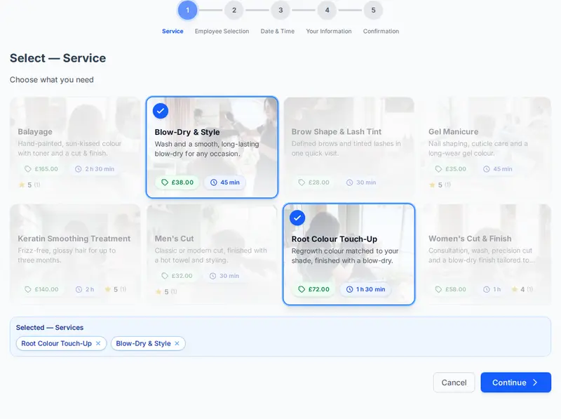 Prenotazione Multi-Servizio
